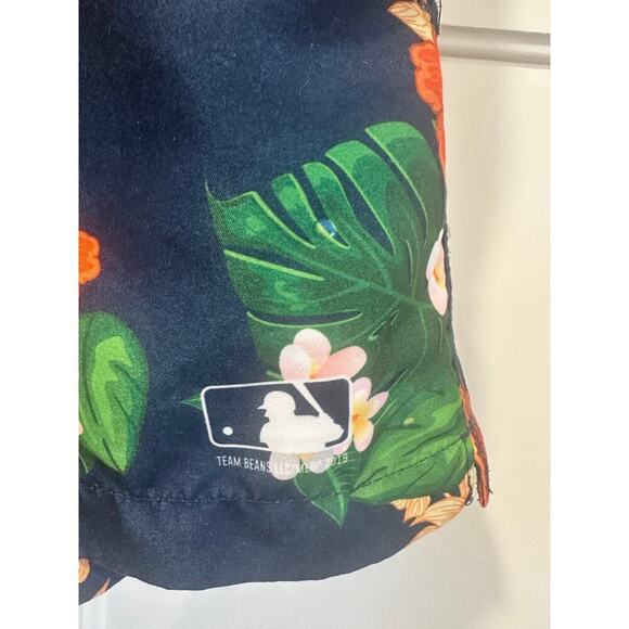 Houston Astros MLB Men’s swim short Hawaiian navy summer beach Large - Picture 3 of 4